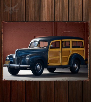 Металлическая табличка Ford Standard Station Wagon 307